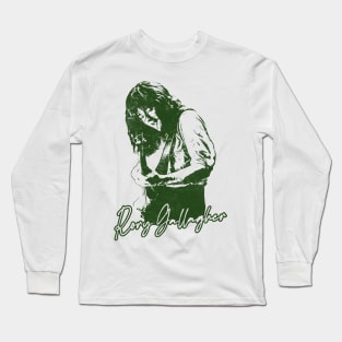 Rory Gallagher / Vintage Look Fanart Design Long Sleeve T-Shirt